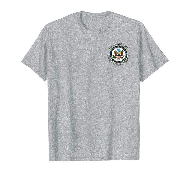 

u.s. state department seal vvv t-shirt, White;black