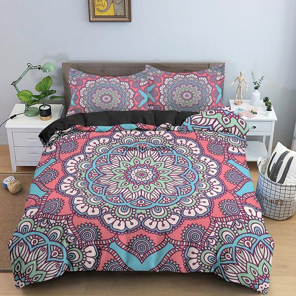 

bedding sets boho mandala quilt duvet cover set with pillowcase single double king  size bohemia soft woman