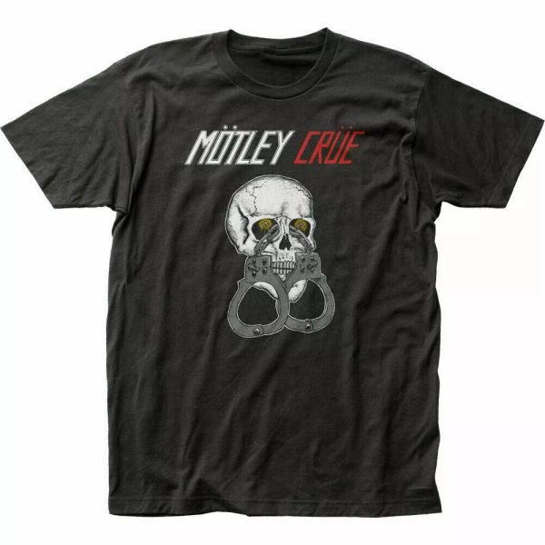 

motley crue shout at the devil tour t shirt mens licensed rock n roll tee black, White;black
