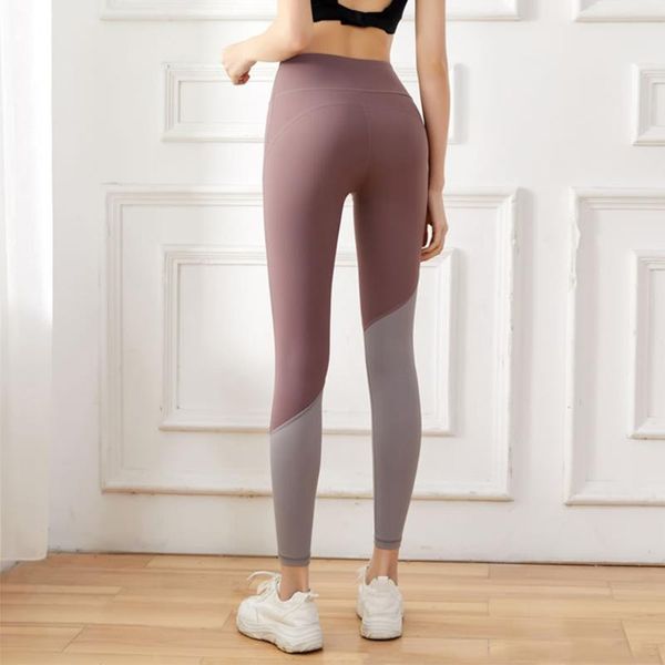 

yoga outfit 2021 fitness female full length leggings 2 colors running pants comfortable and formfitting