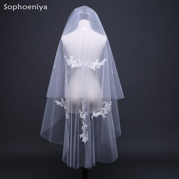 

bridal veils arrival veil cut edge white two layer 2 meter 2021 wedding with hair comb accessories, Black