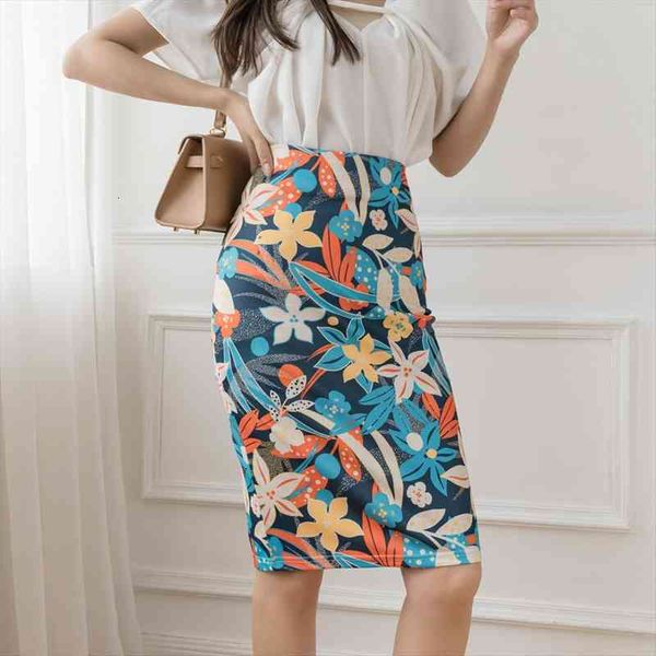 

summer back slit hem bodycon women skirts pencil high waist harajuku y2k trafaluc falda casual korean bandage cute, Black