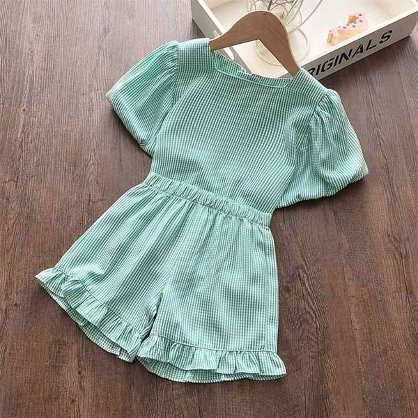 Mädchen Casual Sets Cool Top und Hosen Mädchen Outfits Kleidung Baby Kinder Süße Kostüme Kinder Kleidung 2 6Y 210429