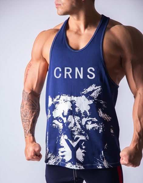 

tank men i shaped vest mens fitness workout bodybuilding muscle shirt gym stringer, White;black