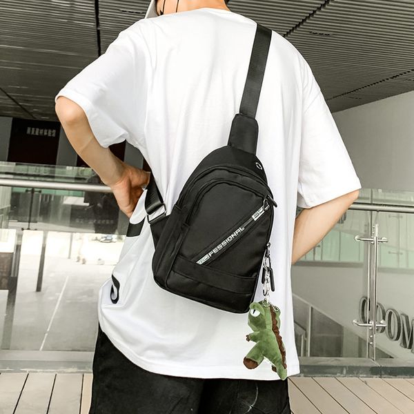 

one piece dropshipping autumn 2020 new korean style fashion brand chest bag mens oxford cloth messenger bag mens wholesale custom