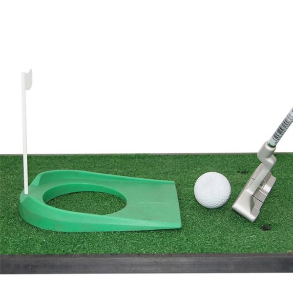

golf putting green regulation cup hole flag indoor home yard outdoor practice training trainer aids