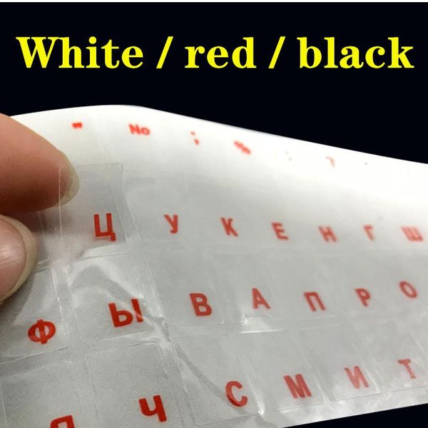 

keyboard covers universal russian transparent stickers for lapletters cover notebook computer pc dust protection