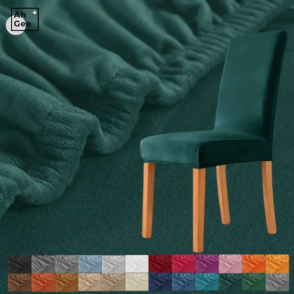 

elastic seat covers with back green velvet chair for chairs kitchen spandex cover stretch dining room