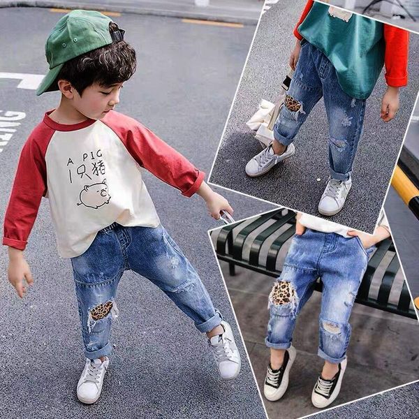 

jeans baby solid color girls spring autumn casual style toddler girl clothes, Blue