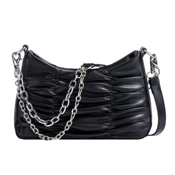 

evening bags small pu leather crossbody bag for women 2021 fashion summer lady baguette armpit shoulder purse and handbag trends luxury