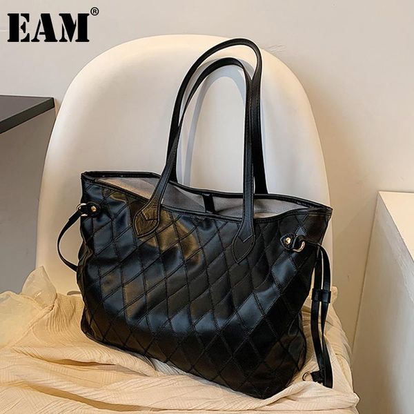

evening bags [eam] women brief embroidery large capacity pu leather personality all-match crossbody shoulder bag fashion 2021 18a3230