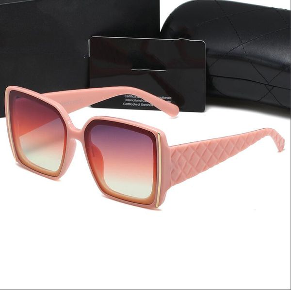 

2021 summer uv400 woman fashion sunglasses ladies driving lady big metal frame beach protection sunglasses1, White;black