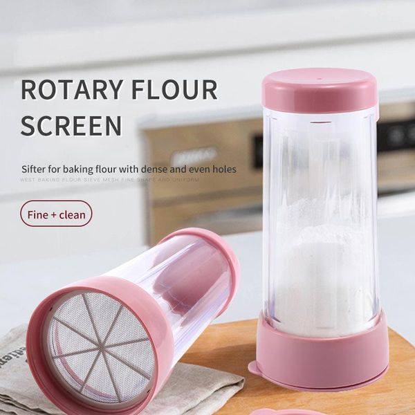 

baking & pastry tools 304 stainless steel mesh flour sifter handheld manual powder icing sugar cup kitchen home tool