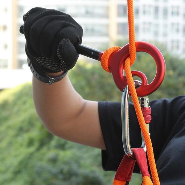 

cords, slings and webbing climbing ring rope descender gear belay device aluminum alloy rings figure 9 rock descenders outdoor equipment