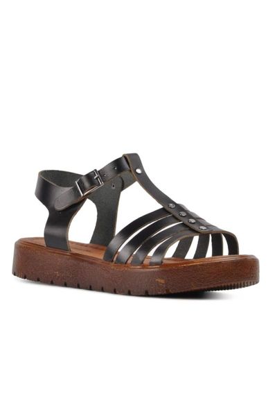 

sandals women's leather r10000, Black