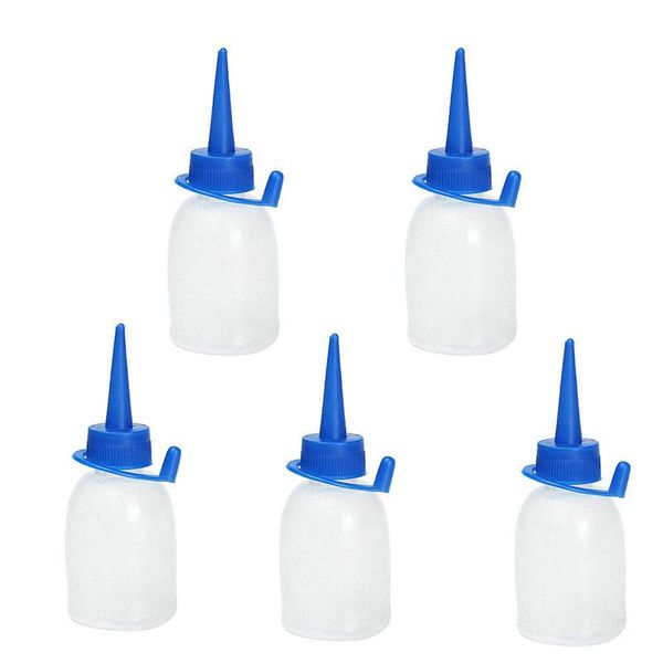 

storage bottles & jars 10 pcs 30ml industrial glue gel oil plastic squeeze bottle jet dispense 90 x 35mm common used for manual dispensing