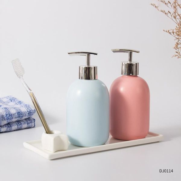

creative ceramic emulsion bottle divided into press el bathroom hand sanitizer color glazed shampoo liquid soap dispenser