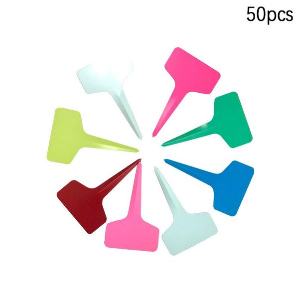 

50pcs t type plant label flower garden decoration ornaments decorations