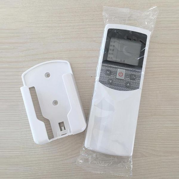 

hooks & rails 1pc white color air conditioner remote control holder case organization home gadget mount box r2e3 storage wall p6q5