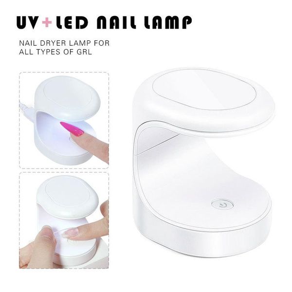 

nail dryers 1pc gel polish mini dryer uv lamp manicure machine portable usb single finger nails art tools drying led