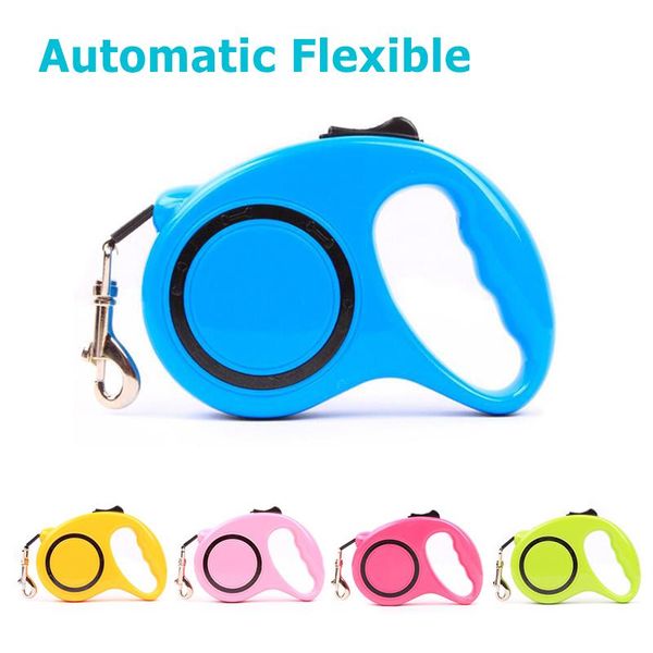 

dog collars & leashes pet automatic flexible leash cat retractable traction rope belt for small nylon puppy accessories pets products