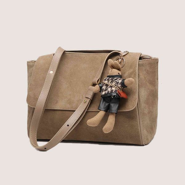 

2021 autumn and winter new large capacity cowhide women's bag korean version versatile frosted one shoulder tote bag