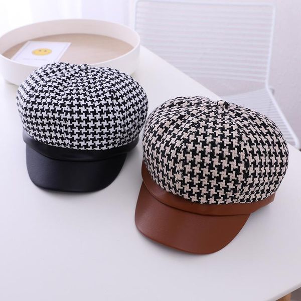 

caps & hats w206 3-6 year plaid baby vintage hat baseball cap for boy girl bonnet kids berets children's, Yellow