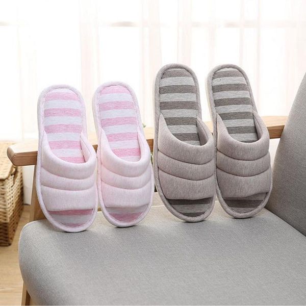 

slippers indoor anti-slip lovers home flax slipper 2021 spring summer shoes woman men house floor cotton slides, Black
