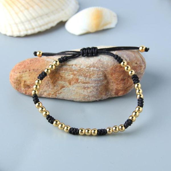 

tennis kelitch delicate woven braided strand beads bracelets sparkly gold metal beaded wrap bangles jewelry, Golden;silver