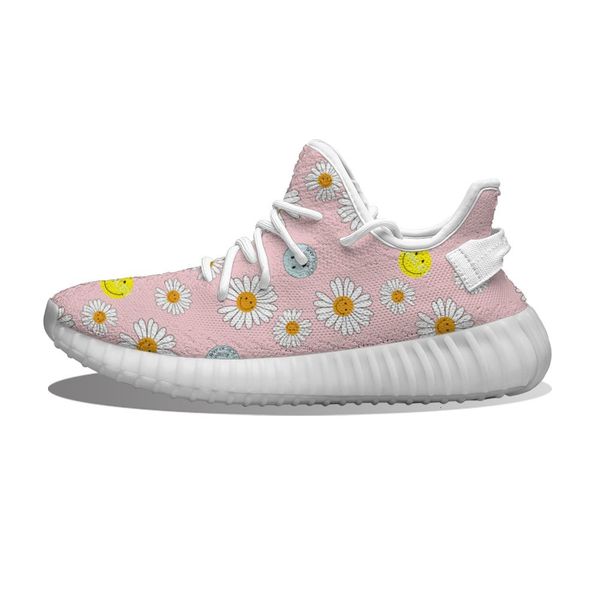 

diy custom cute smiley daisy running sho mh printed mens womens trainers outdoor sports sneakers