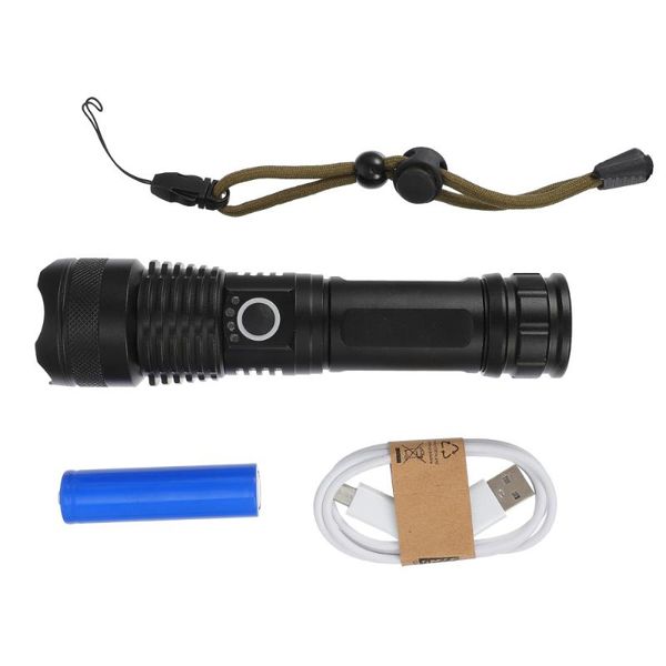 

flashlights torches outdoor led usb charging waterproof handheld