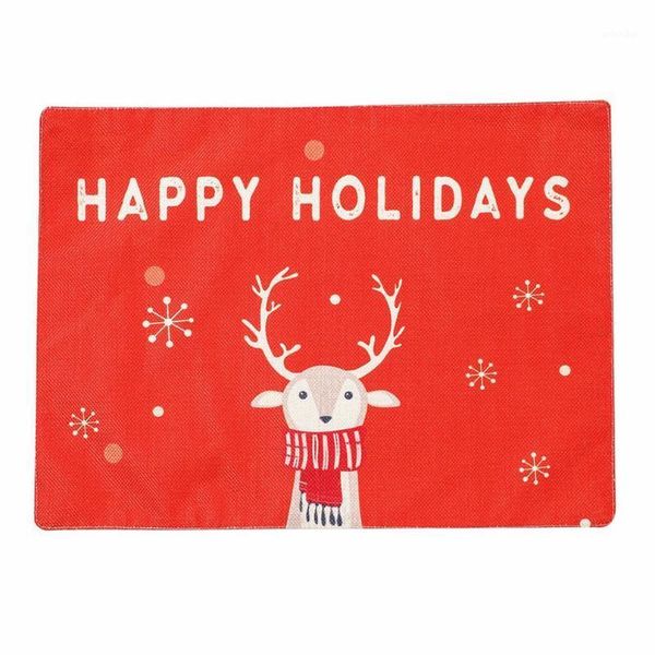 

christmas decorations table runner creative linen printed tablecloth desktop