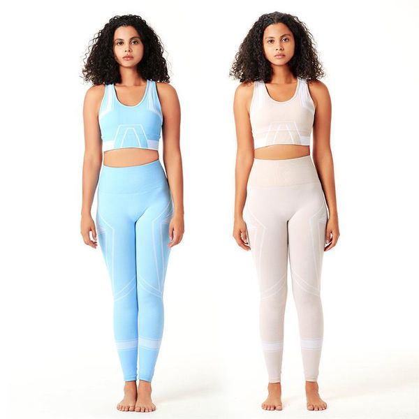 

yoga outfit seamless suit female women's crop bra leggings pants set women 2 piece fitness workout sport gym clothes