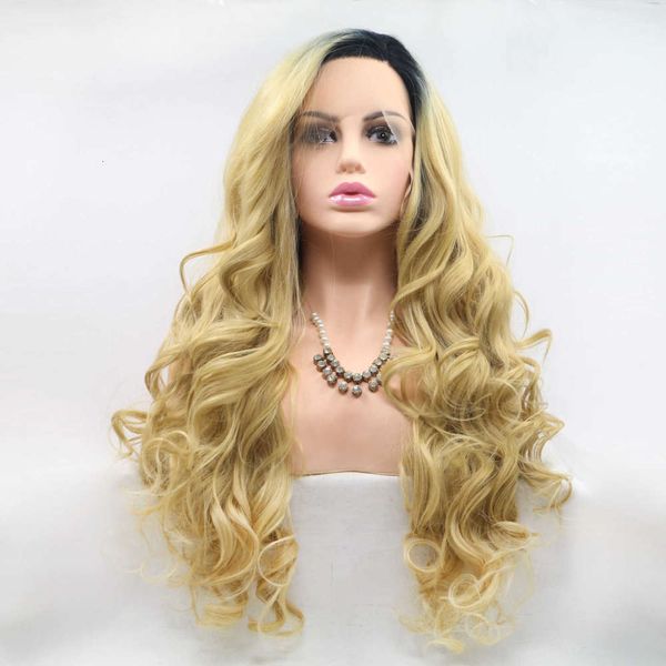 

front lace and chemical fiber wig sell well, Black;brown