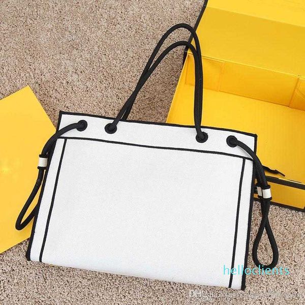 

designers brand minimalist shopping bag large capacity cartoon wire frame tricolor totebag