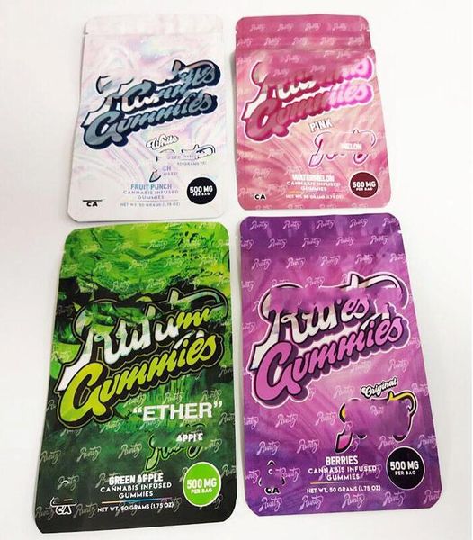 

runtz mylar bag 500mg childproof edibles zipper packaging pouch retail storage package for tobacco flower chuckles dank gummies