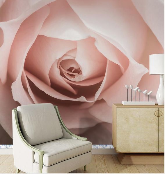 

wallpapers custom 3d wallpaper elegant rose bedside bedroom background customized mural