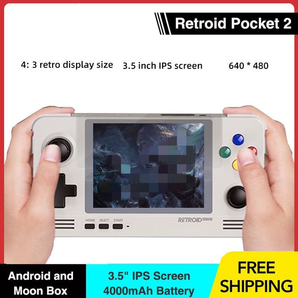 New Retroid Pocket 2 32G Retro giocatori di giochi portatili blutooth wifi Console di gioco Android Console di gioco portatile retrò wireless