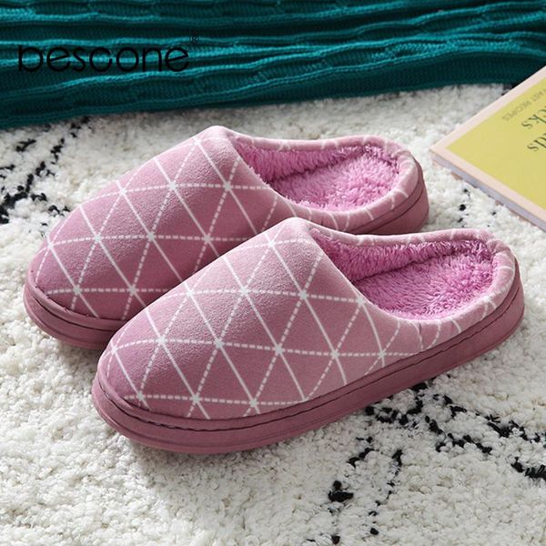 

women slippers winter warm indoor soft comfortable ladies cotton non-slip shoes sy02, Black