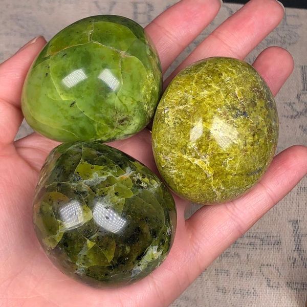 

decorative objects & figurines natural green opal gemstone rock and minerals crystal stone for chakra healing fengshui decortion