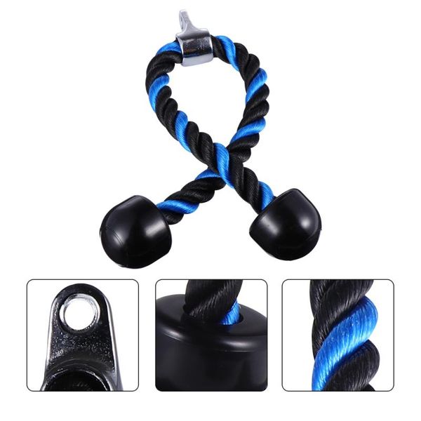 

resistance bands triceps rope down fitness cable attachment machine with non slips end