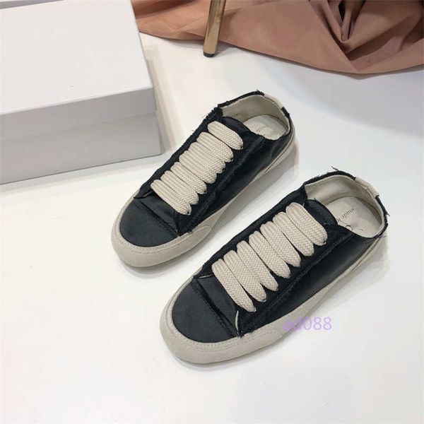 

2022 women casual shoes classic roller shoe lace-up famous spain designers solid silk fabric sport train-shoes 10 colors size:35-40