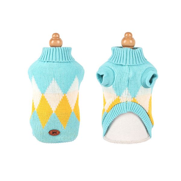 

tedola pet cloth small and medium-sized cats dogs autumn winter psh knitted plaid four legged