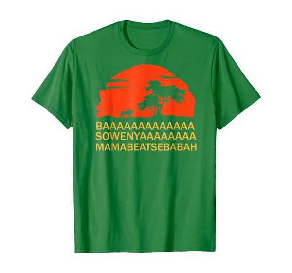 

baaa sowenyaaa african king lion tshirt, White;black