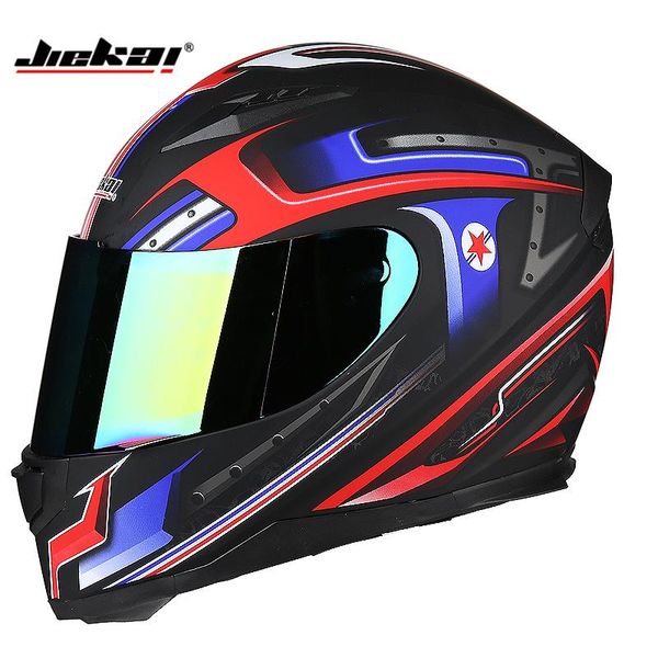 

motorcycle helmets jiekai men's helmet, complete racing mask, capacete, warm scarf
