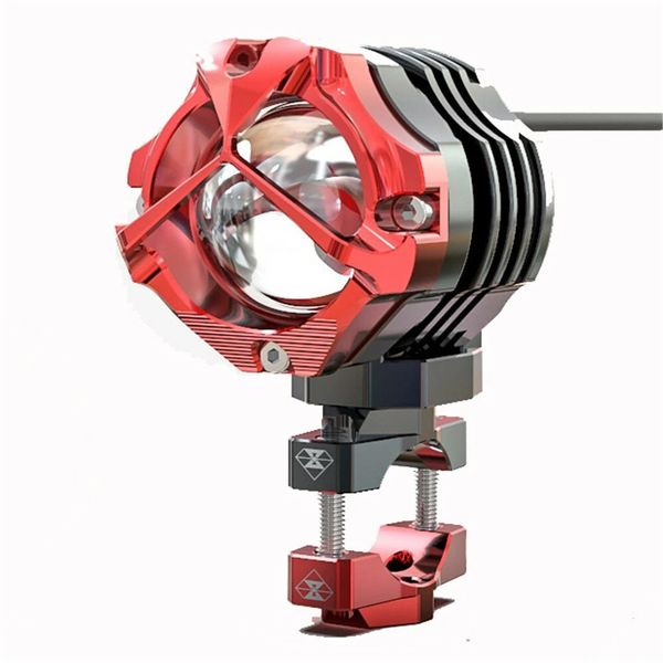 

spirit beast led 10w 9-70v 6000k 860lm superbright light motorcycle anti-shock headlights spotlights - 42mm
