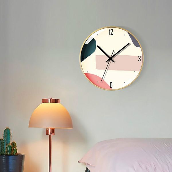 

wall clocks modern design clock creative nordic luxury geometric silent minimalist orologi da parete living decor de50zb