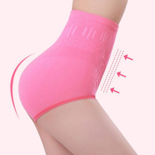

women's panties women casual high waist breathable shapewear recovery slimming fanatic, Black;pink