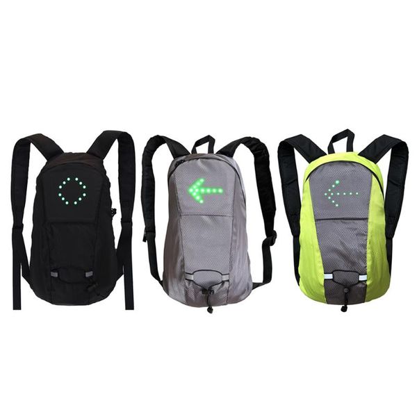 

bicycle backpack with led safety display outdoor cycling hiking bagpacks bags