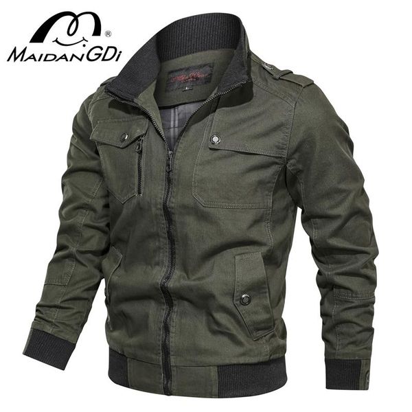 

plus size military jacket men spring autumn cotton pilot coat army men's bomber jackets cargo flight male 6xl, Black;brown